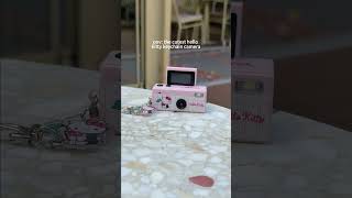 Taking the YASHICA FUNtastic Keychain Camera – Hello Kitty Polka Dots out for a test! 🎀📸✨