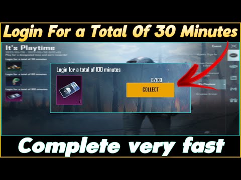 Login For a Total Of 30 Minutes | Login For a Total Of 60 Minutes | Login For a Total Of 100 Minutes