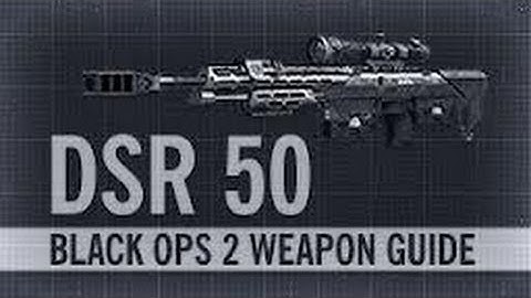 Black Ops 2: BEST CLASS SETUP - GOLD DSR 50 - Call of Duty BO2