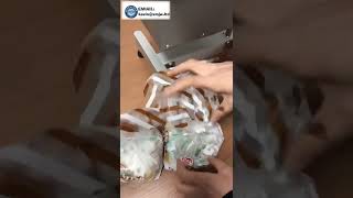 Bread Clip Machine Toast Bread Bag Sealer with Ink Inkjet Date Marker Printing Adjustable Display sc