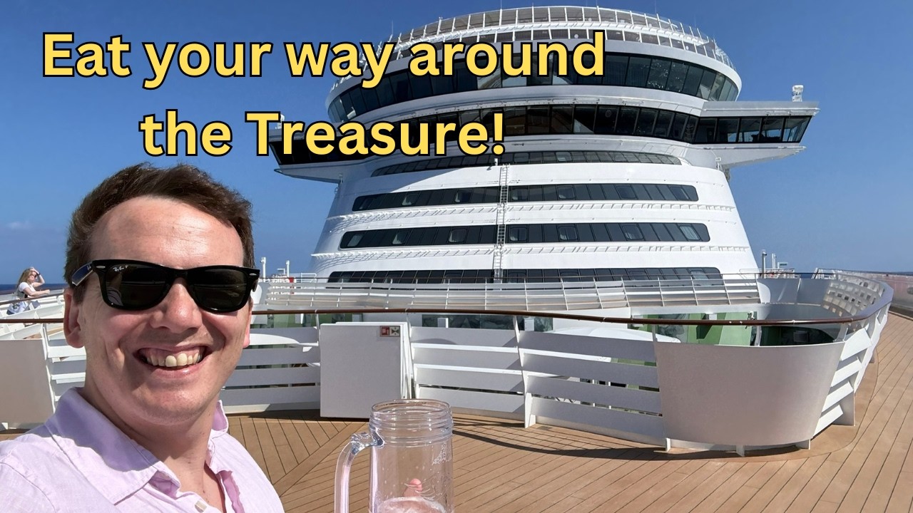 Disney Treasure Sea Day: Marceline Market, Palo Steakhouse & Exploring the Ship! 🍽️| ep.14