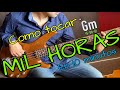 Como tocar MIL HORAS (Sonora Dinamita) en BAJO/BASS - TUTORIAL FACIL en menos de 10 minutos