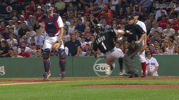 CWS@BOS: Abreu drives in Eaton with a double to left