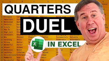 Excel - Formula to Display Quarter and Year from a Date - Dueling Excel - Episode 1515