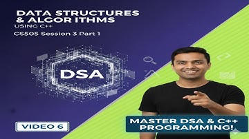 06  Data Structures & Algorithms CS505 Session 3 Part 1