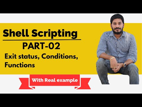 Shell Scripting PART-02 || Exit status, Conditions, Functions || DevOps with AWS Training