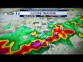 Showers and storms through evening