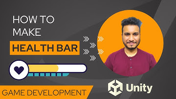 Simple Health Bar Unity game development Tutorial 2024