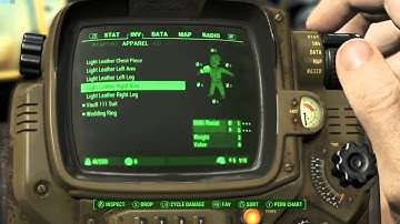 Fallout 4 | Pip-Boy Gameplay (Stats, Map, Mini Games)