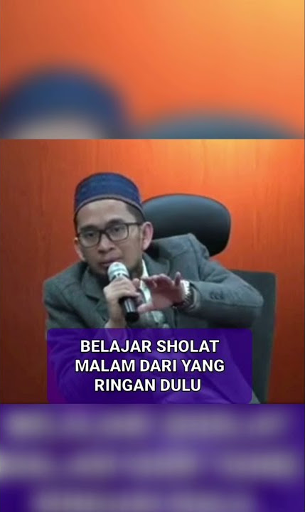 BELAJAR SHOLAT MALAM | USTADZ ADI HIDAYAT