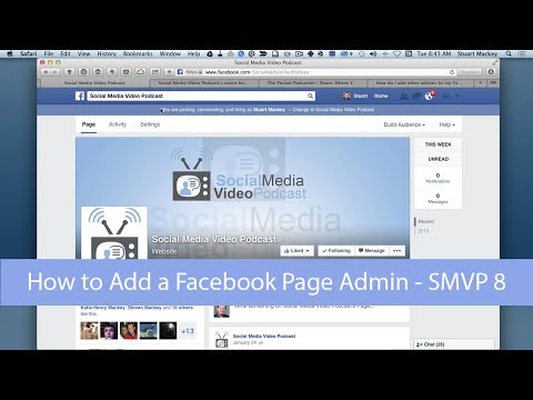 Comment ajouter une page Facebook Admin | @SocialMVP 008