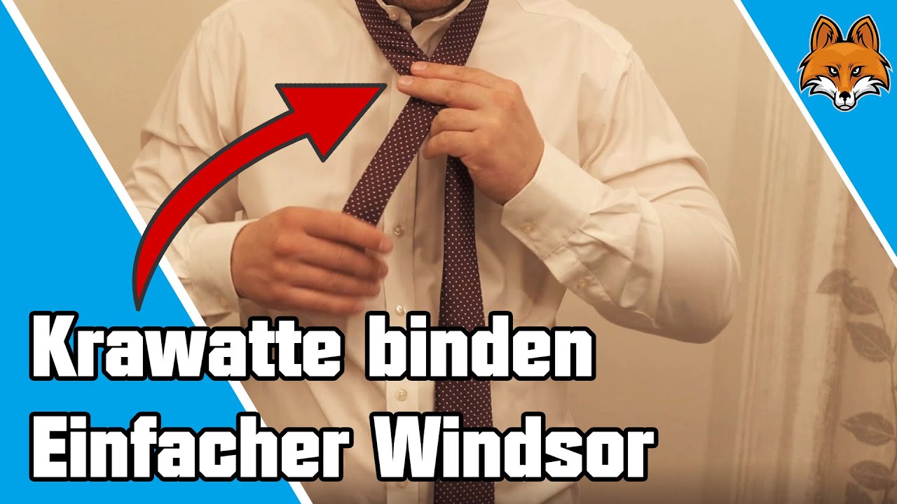 Krawatte binden für Anfänger Einfacher Windsor schnelle Anleitung 🤵 YouTube Krawatte binden für Anfänger Einfacher Windsor schnelle Anleitung 🤵 YouTube