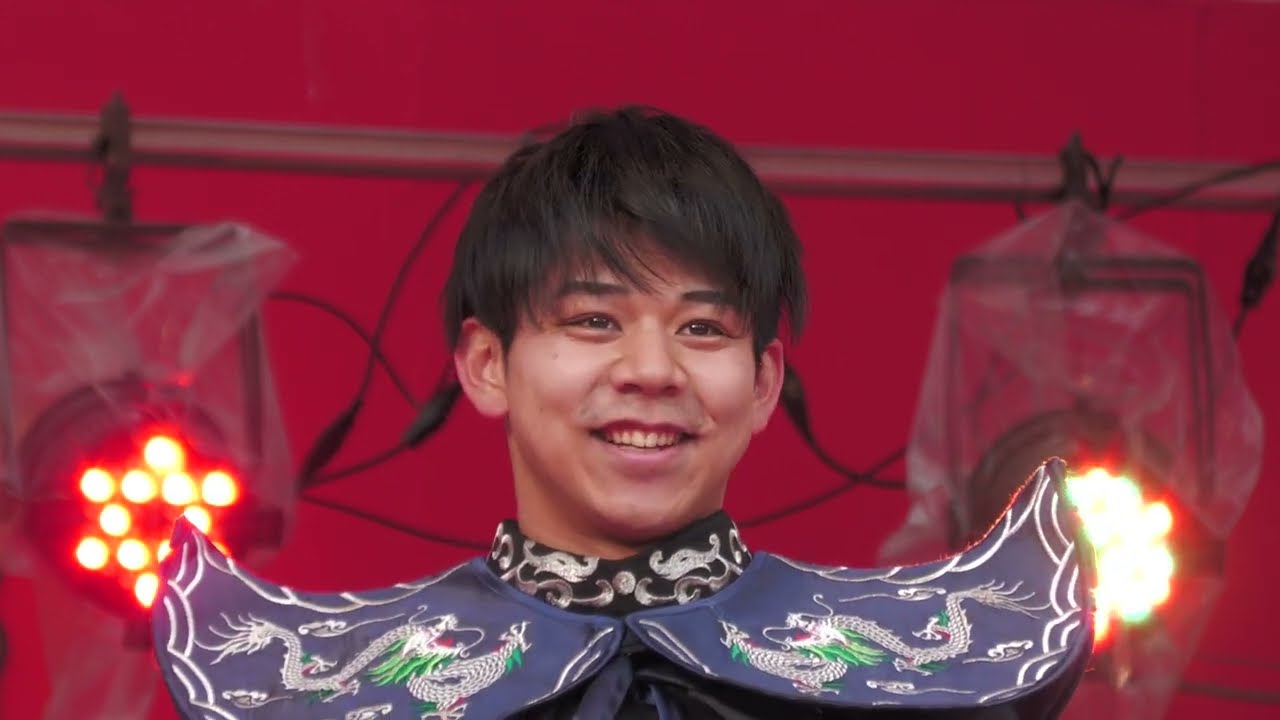 変面師「京介」長崎燈會（ランタンフェスティバル）新地中華街会場最終公演 爆盛り上がり！！ 新地中華街会場　2025年2月9日