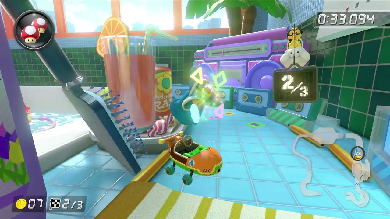Squeaky Clean Sprint [200cc] - 1:26.849 - Alberto (Mario Kart 8