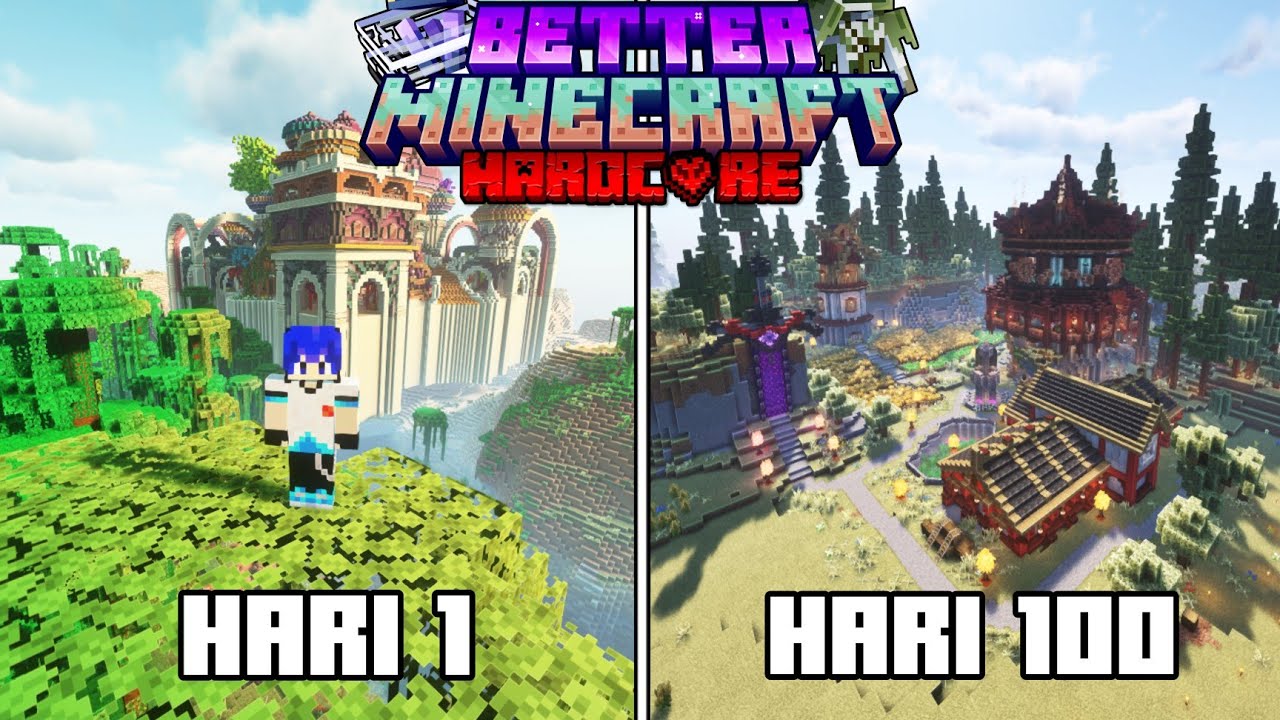 100 Hari di Better Minecraft Hardcore 1.21.1