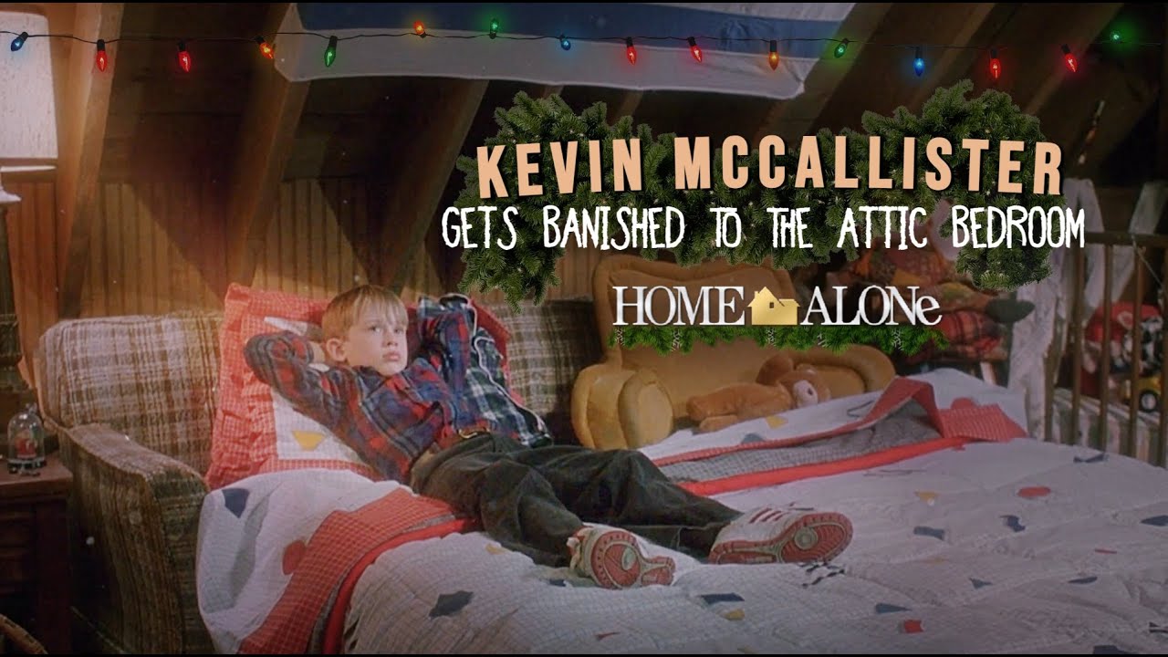 Kevin gets banished to the attic bedroom 🎄 Home Alone 🏠 | Soundtrack ...