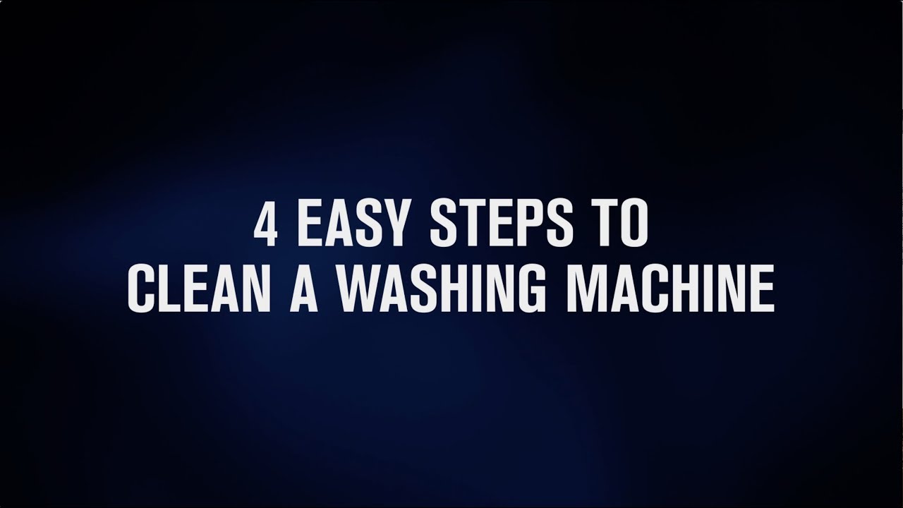 How to Clean Your Washing Machine | Quick & Easy Laundry Tips - YouTube