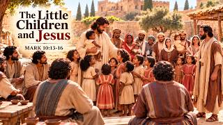 The Little Children and Jesus | Mark 10:13–16 | AI Bible Story