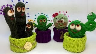 Игольницы - кактусы. Коллекция №2. Embroidered needle cases.