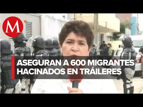 Aseguran a más de 600 migrantes en Veracruz