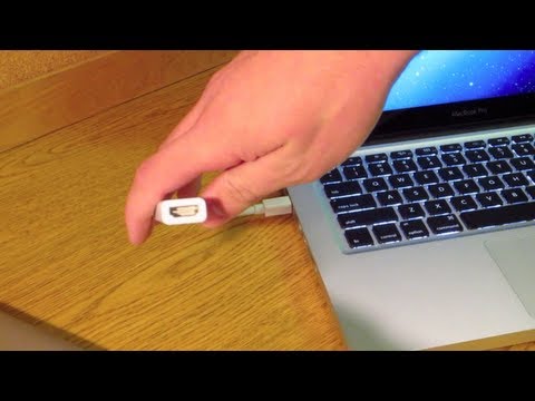 Computer to TV Via HDMI: Mac Tutorial