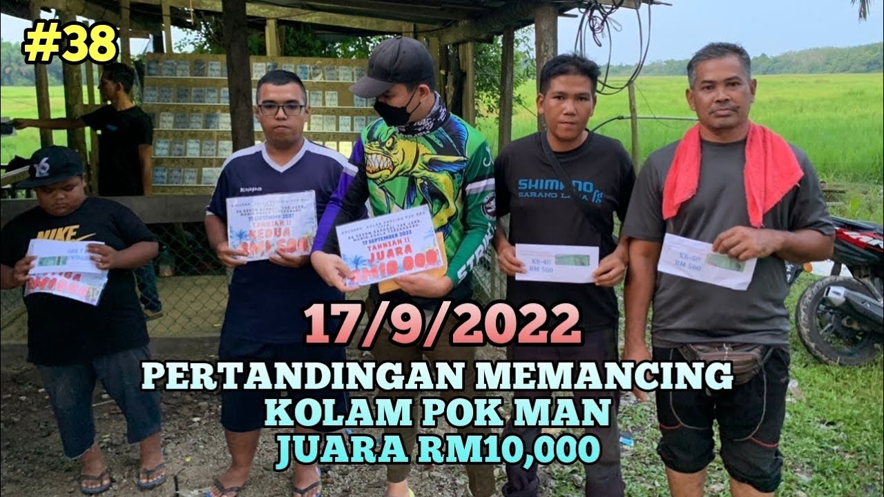 38 - Ikan Keli 6 KG Juara Rm10,000 Pertandingan Memancing Di Kolam Pok Man Manir