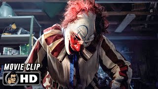 Clown In A Cornfield Bench Pressing Kill 2025 Movie Clip Hd