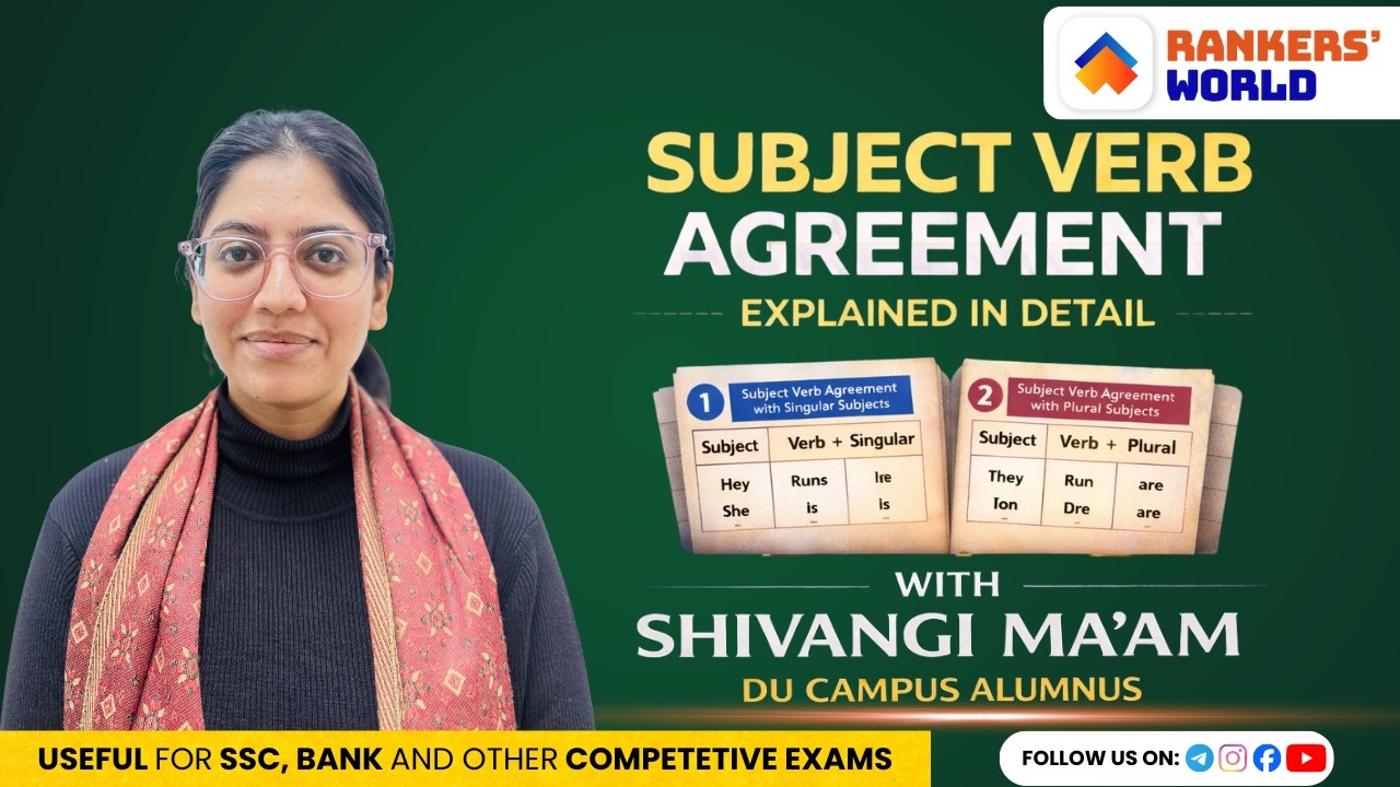 Subject Verb Agreement Complete Rules | Tricks & PYQs for SSC, Bank & Competitive Exams