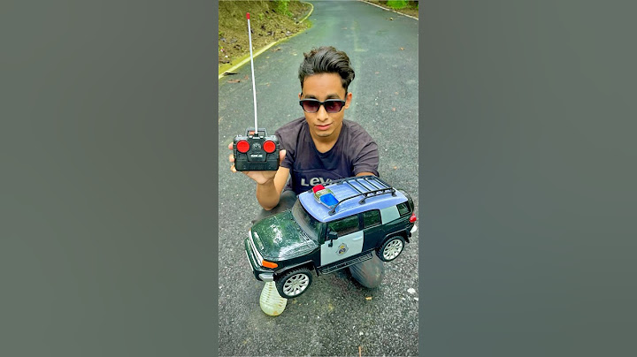 Big and Small Rc Police Car Testing🔥#policecar #shorts