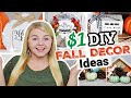 NEW Dollar Tree Fall DIYS 2021 | Dollar Tree DIYS Perfect For This FALL! | KraftsbyKatelyn