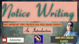 What is Notice Writing?