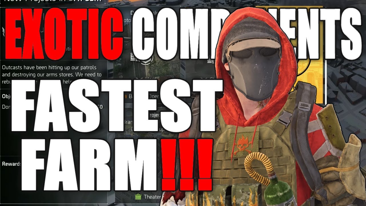 THE FASTEST WAY TO FARM EXOTIC COMPONENTS IN THE DIVISION 2! ONE EVERY