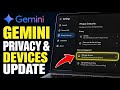 How to update your Gemini account privacy and device management - Beginner Guide