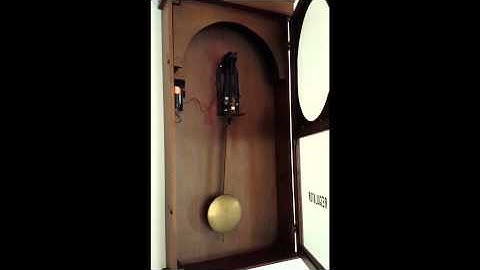 How to convert noisy wind up clock to quiet Quartz atomic clock