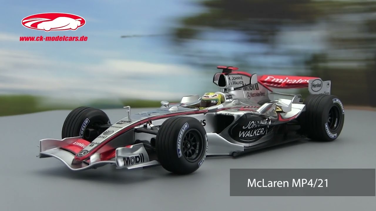 Minichamps 1:18 Lewis Hamilton McLaren MP4/21 Formula 1 Test Jerez