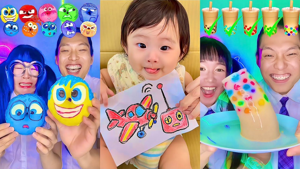 Random Emoji Food Challenge ASMR Compilation! 🥵bubble tea(Part259)