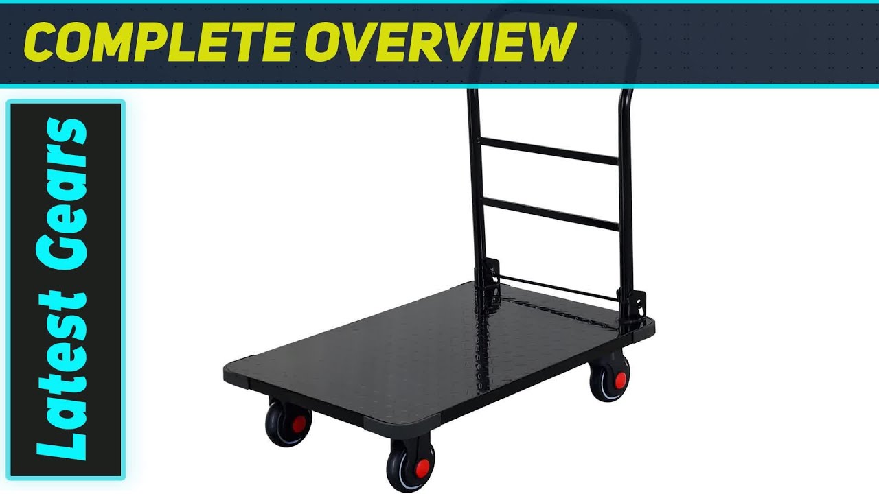 The Ultimate Steel Platform Truck: 660lb Folding Hand Cart for Every Task