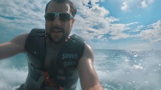 First time on a jet ski. Went full throttle 50 mph. Way more fun than expected.