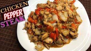 Easy way to make the Tastiest Chicken Pepper Steak recipe | cooking stir fry