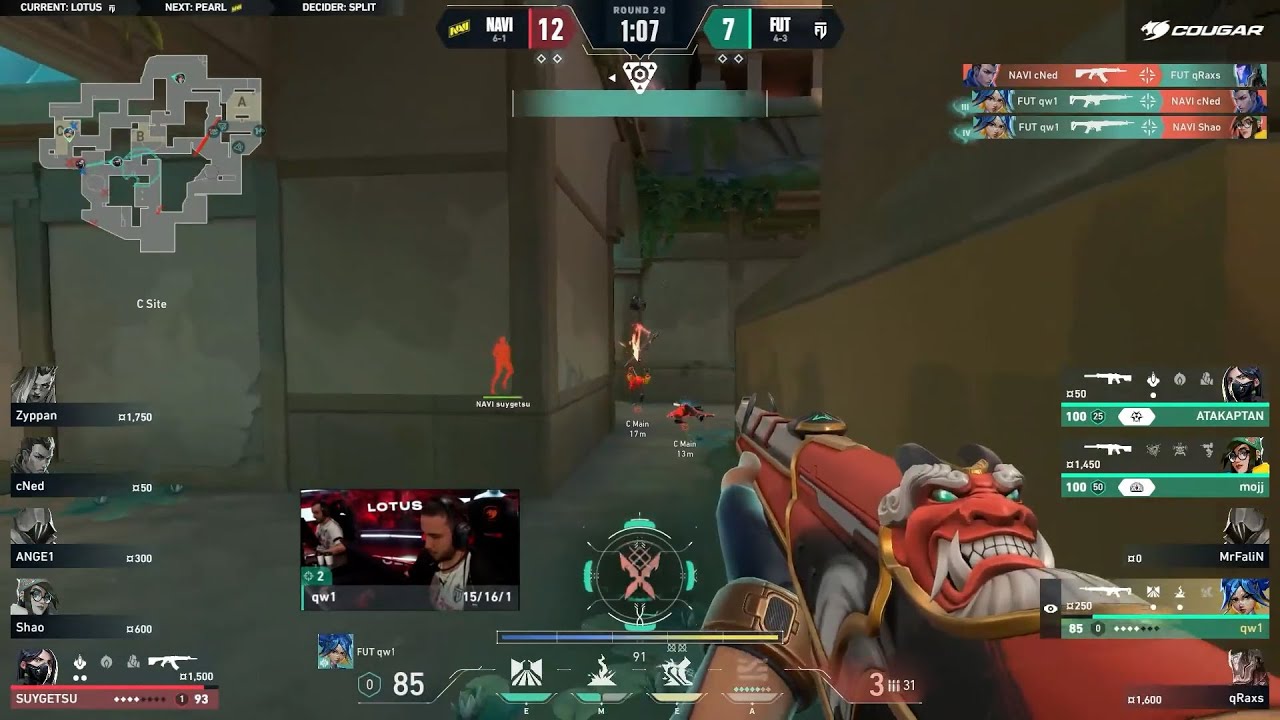 FUT qw1 CRAZY GUARDIAN 4K vs NaVi | VCT EMEA