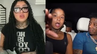 I TOLD YOU SO Jaidyn Alexis CELEBRATES Blueface DUMPING Chrisean on livestream
