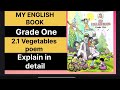 2.1 Vegetables | class 1 | my English book | Marathi medium | semi english medium | new syllabus |
