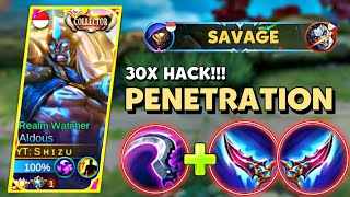 New Aldous Tank Penetration Build auto Delete  Aldous Best Build 2022