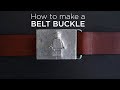 How to make a Belt Buckle | Kinetic Sand Metal Casting Project