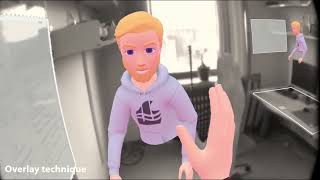 Partially Blended Realities: Aligning Dissimilar Spaces for Distributed Mixed Reality Meetings