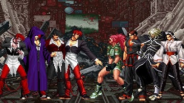 [KOF Mugen] Iori Yagami Team vs Random Team