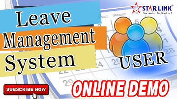 Leave Management System - User - Star Link - Online Demo