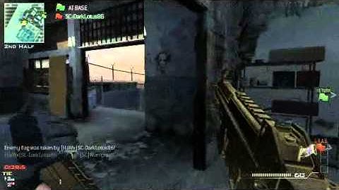 SC-DarkLotus86 - MW3 Game Clip - 1v1 CTF against wunlyfe