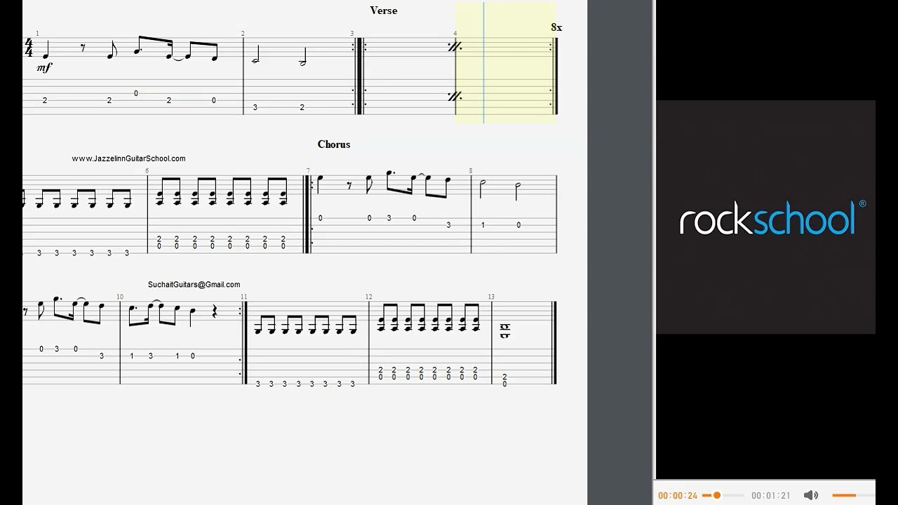 seven nation guitar tab seven nation guitar tab
