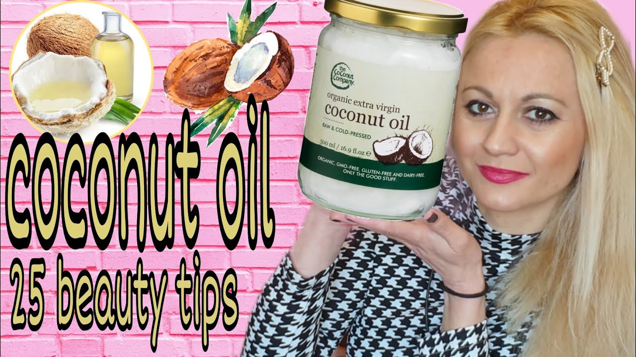 ΛΑΔΙ ΚΑΡΥΔΑΣ 25 Εκπληκτικές χρήσεις  || Coconut oil beauty tips || DIY || sophia's beauty World